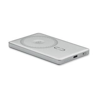 CORE Magnetic power bank 5000mAh 15W Flat silver
