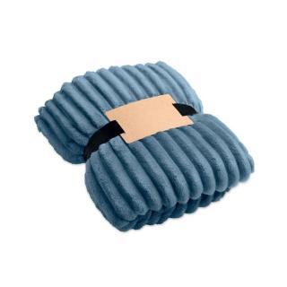 NIEVE RPET fleece striped blanket 