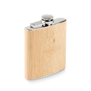 HIPHIP Bamboo slim hip flask 170ml Fawn