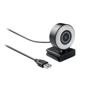 LAGANI 1080P HD-Webcam mit Ringlicht 