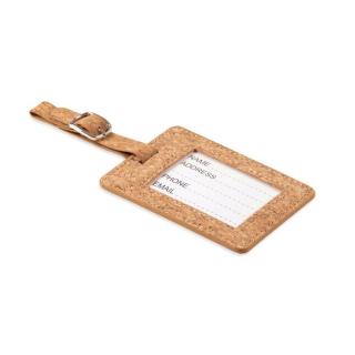 COCO Cork luggage tag 