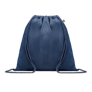 STYLE BAG Recycled denim drawstring bag 