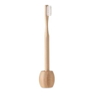 KUILA Bamboo tooth brush with stand 