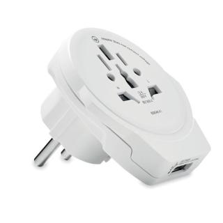 Skross World to Europe USB White