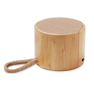 COOL Round bamboo wireless speaker 