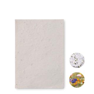 ASIDO A6 wildflower seed paper sheet 