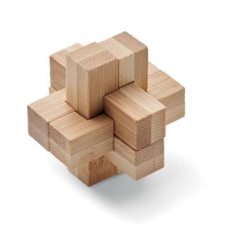 SQUARENATS Holzpuzzle/Gehirnjogging Bambus 