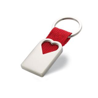BONHEUR Heart metal key ring 