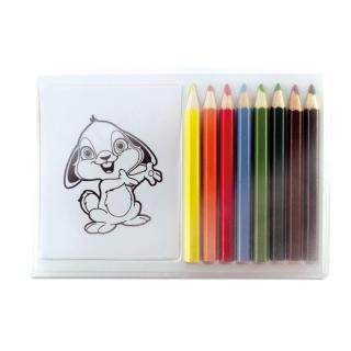 RECREATION Wooden pencil colouring set 