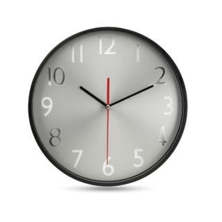 RONDO Wall clock w silver background 