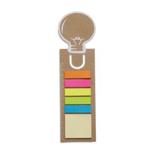 IDEA Bookmark with sticky memo pad Fawn