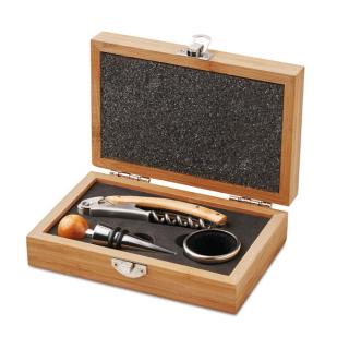 SONOMA Wine set in bamboo box 