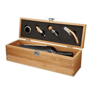 TARDOR Wine set in bamboo box 