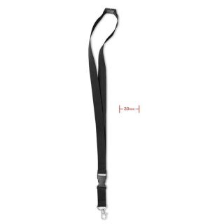 Lanyard with metal hook 20 mm 