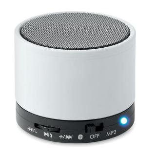 ROUND BASS Round wireless speaker White