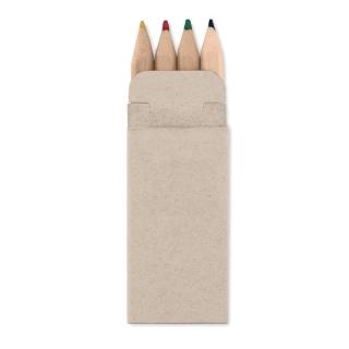 PETIT ABIGAIL 4 mini coloured pencils Fawn