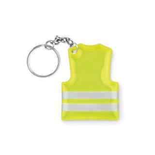 VISIBLE RING Key ring with reflecting vest 