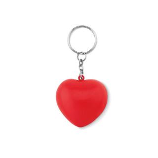 LOVY RING Key ring with PU heart 