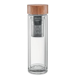 BATUMI GLASS Trinkflasche Glas 400ml 