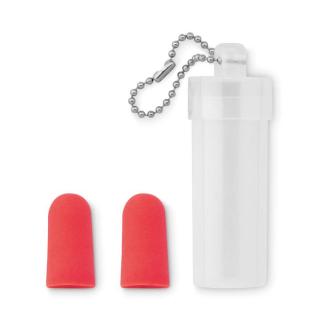 BUDS TO GO Earbud Set in plastic tube Red