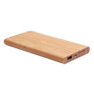 ARENA Wireless power bank in bamboo 