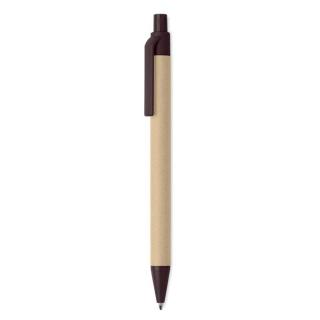 JANEIRO Push ball pen coffee husk/ABS 