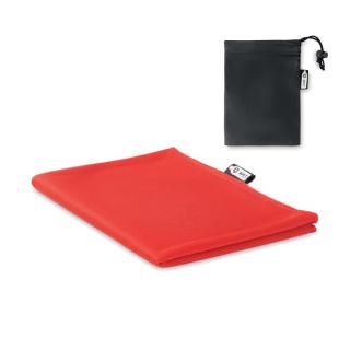 TUKO RPET RPET sports towel and pouch Red