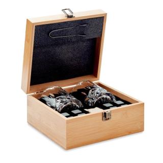 INVERNESS Whisky set in bamboo box 