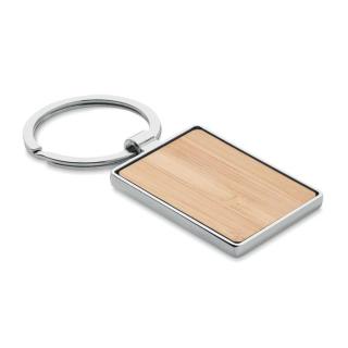 BENDIGO Rectangular key ring bamboo 