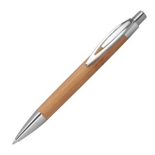 Bamboo ballpen with sharp clip 