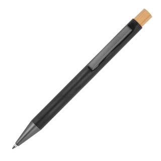 pen made from recycled aluminium with bamboo pusher 