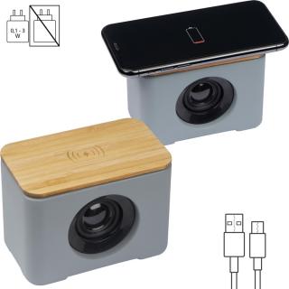 Bluetooth speaker with inductive charger PILAR Convoy grey