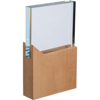 Trophy with wooden base 