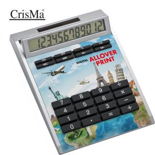 Own-design desk calculator with insert without holes, small OLIWIA White