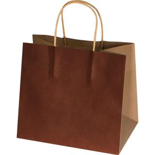 Small recycled paperbag with 2 handles 