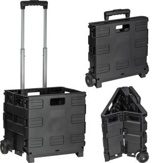 Folding shopping trolley 