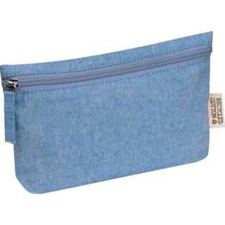 Cotton bag with zip fastener HARRY Aztec blue