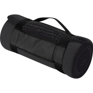 Fleecedecke mit Tragebanderole 