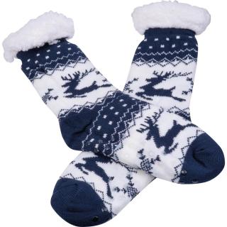 Cozy christmas socks Dark blue