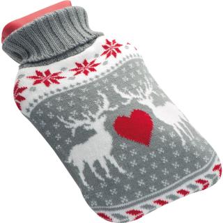 X-mas hot water bottle Convoy grey