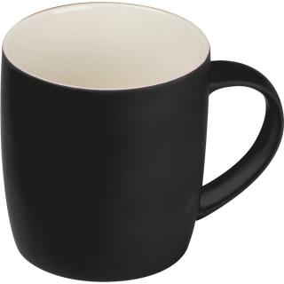 Tasse aus Porzellan, außen gummiert, 300ml 