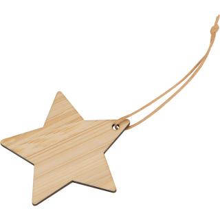 Bamboo star pendant BRANDON Fawn