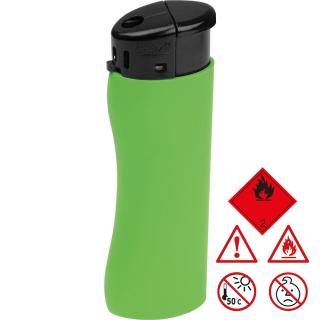 Ergonomic electronic lighter Apple green