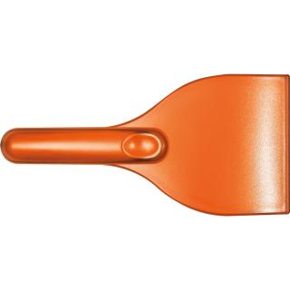 Ice scraper transparently frosted Orange