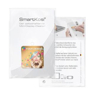 SmartKosi Mini-Display-Cleaner 28x28 mm Quadrat | 2 Wochen | Standard-Trägerkarte