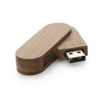 USB Stick Holz Amber Walnuss | 64 GB