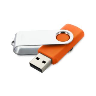 USB Stick Clip Orange | 256 MB