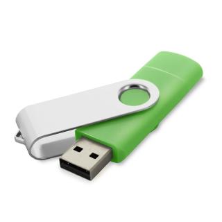 USB Stick Clip micro Grün | 128 MB