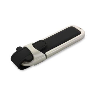 USB Stick Leder Paris Schwarz | 256 MB