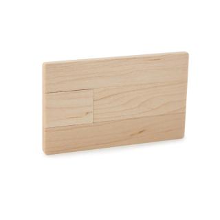 USB Stick Photocard Wood 1 GB